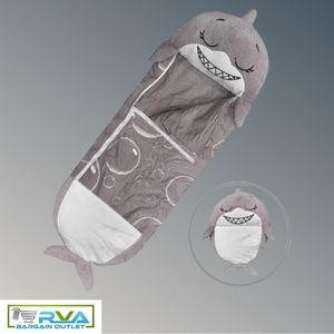 NEW Happy Nappers Shak The Shark Bed Pillow - Gray
